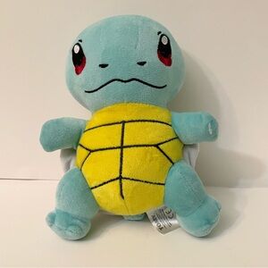 Pokemon Squirtle Official TOMY Plush 8" Stuffed Toy